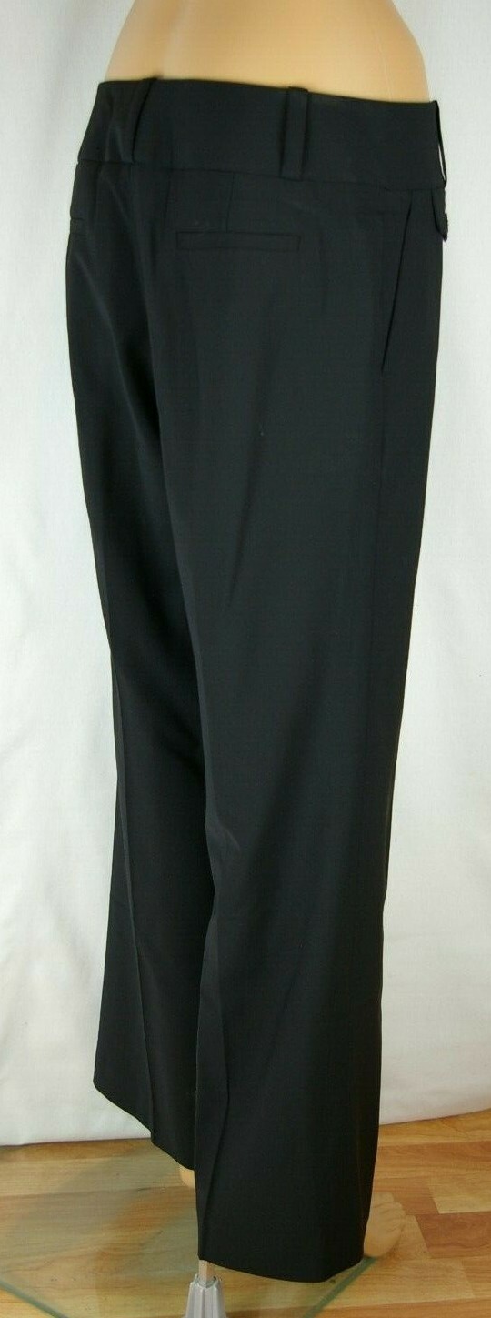 Talbots Petites Stretch Solid Black Flat Front Li… - image 6