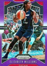 2020 Panini Prizm WNBA Prizms Purple #16 Elizabeth Williams /125 Atlanta Dream 