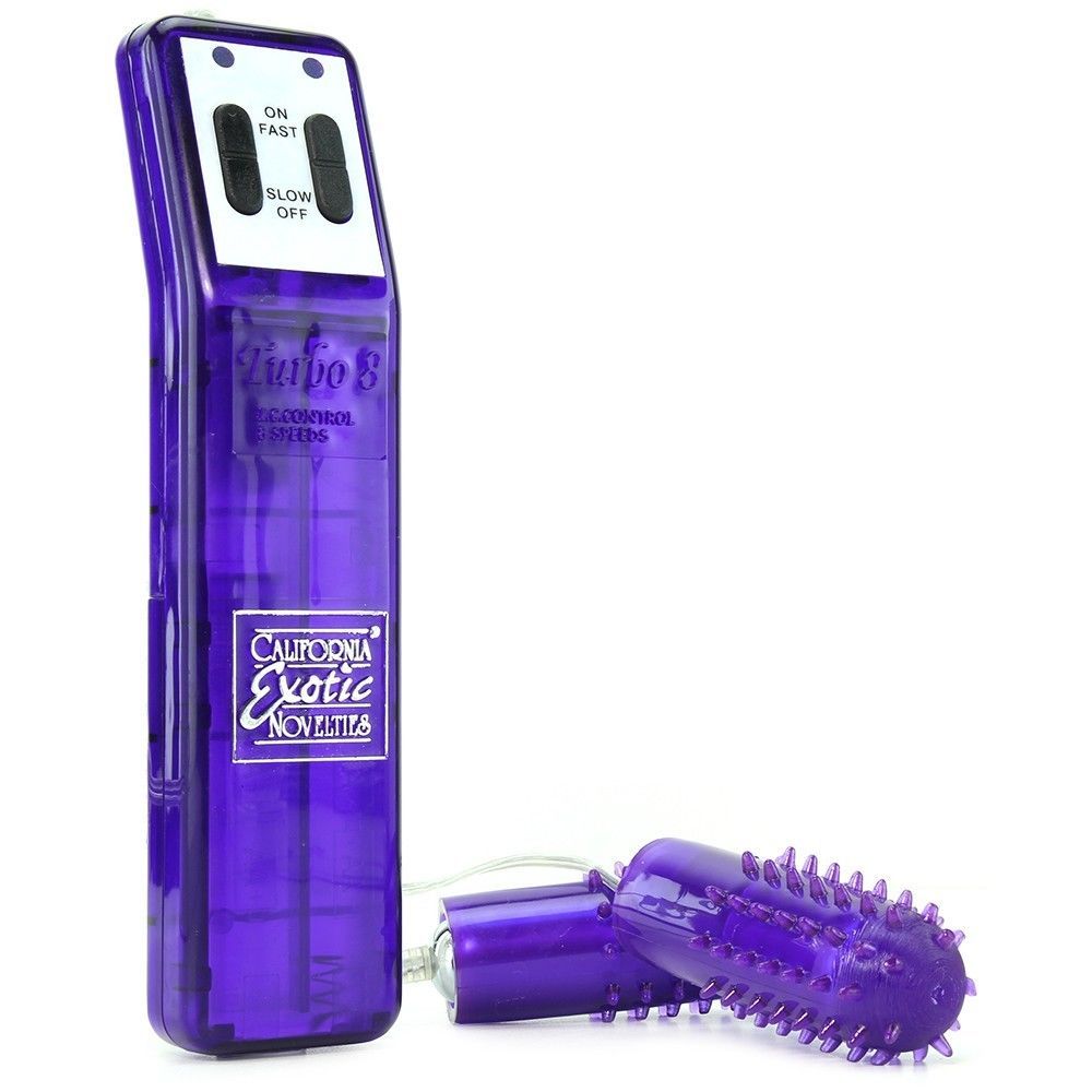 CalExotics First Time Power Tingler - Waterproof Bullet Vibrator With 3-Speed Settings, Purple