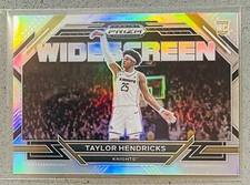 2023-24 Panini Prizm Draft Picks #2 Taylor Hendricks Silver Widescreen Rookie RC