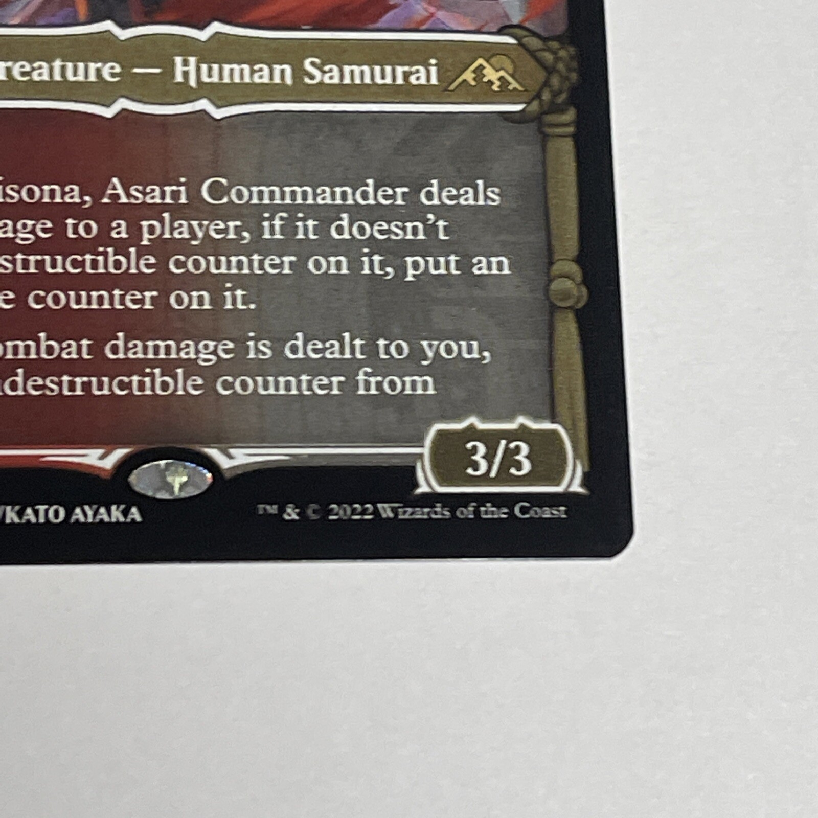 Risona, Asari Commander Showcase Etched Foil MTG Kamigawa Neon