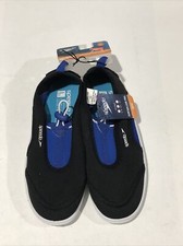 SPEEDO Junior Surfwalker Pro Boys Black/Blue Water Shoes 2-3 M