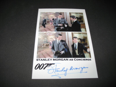 Stanley Morgan (+) Concierge Dr. No James Bond 007 Foto ORIGINAL
