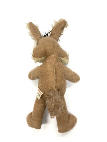 VINTAGE 1971 WARNER BROS. WILE E. COYOTE PERSONAGGI DI POTENTE STELLA PELUCHE - Foto 2 di 8