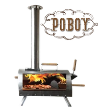 Pellethead Smokin' Po Boy Charcoal and Pellet Pizza Oven