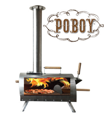 Pellethead Smokin' Po Boy Charcoal and Pellet Pizza Oven - New Open Box