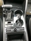 Carbon Fiber Gear Shift Box Panel Frame Cover Trim For 2021-2024 Kia K5 Optima
