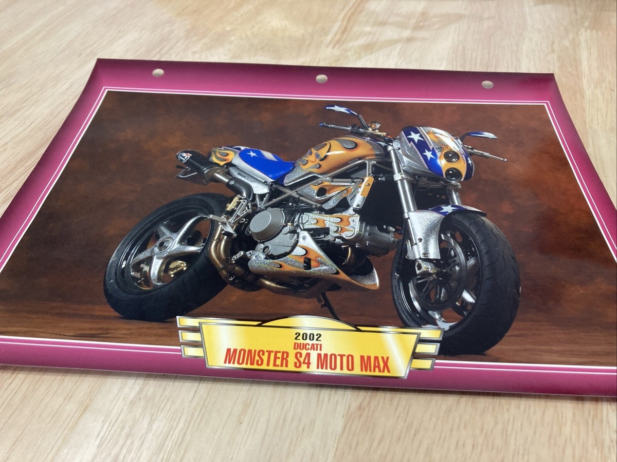 Ducati 916 Monster S4 Moto Max 2002 Motorcycle Card Passion - Main Image