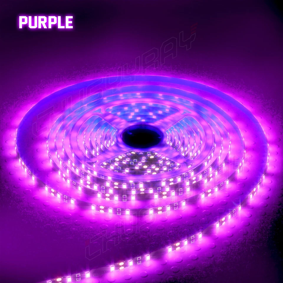 Waterproof RV Exterior Awning Strip Lights,RV Outdoor Lights16.4FT Purple - Image 2 of 4