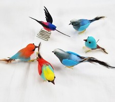 6 Pcs. Miniature Bird Figurine Bird, Cute Artificial Bird, Animal Model Toys DIY