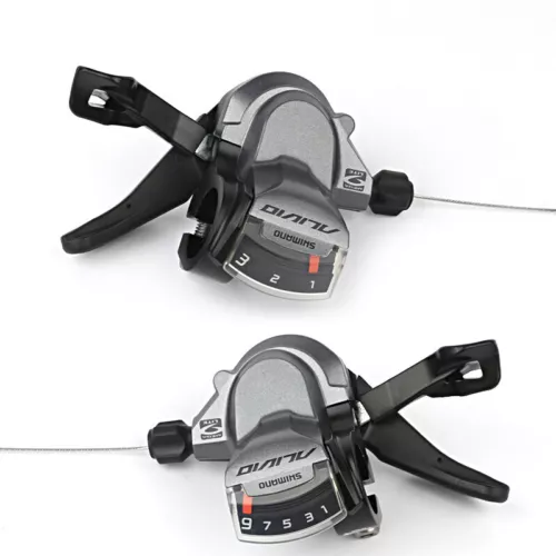Shimano Alivio M4000 Shifter Lever Set SL-M4000 Rapidfire MTB Trigger 3x9 Speed - Picture 11 of 11