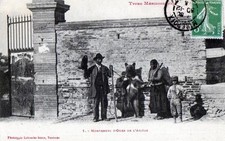 CPA 31 TYPES MERIDIONAUX MONTREURS D'OURS DE L'ARIEGE (SUPERBE CPA MAGNIFIQUE TO