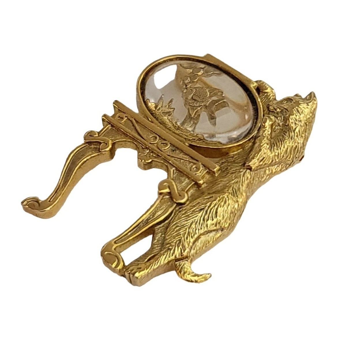 Cat　0102 ♡ 1928 Brand Cat Fish Bowl Pin Brooch K128 | eBay