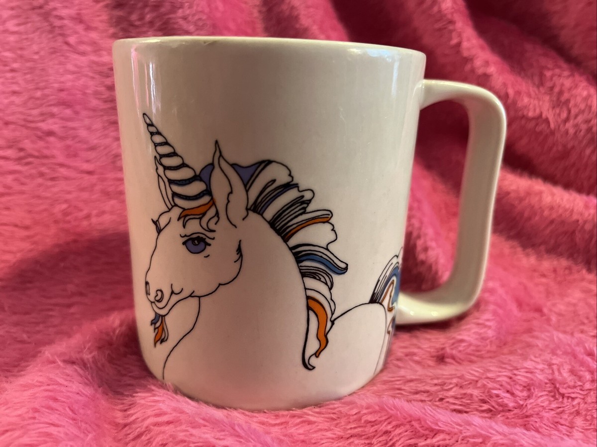 Rainbow Unicorn Coffee Mug 1980s Trend Pacific Los Angeles USA | eBay