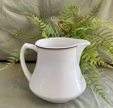 Syracuse China Railroad Restaurant Ironstone Pitcher, Onondaga O.P. Co. 6+" Old