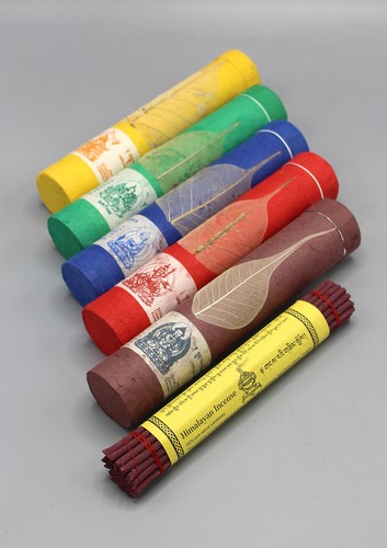 Chenrezig Bodhi Leaf Tibetan Incense - Picture 4 of 7