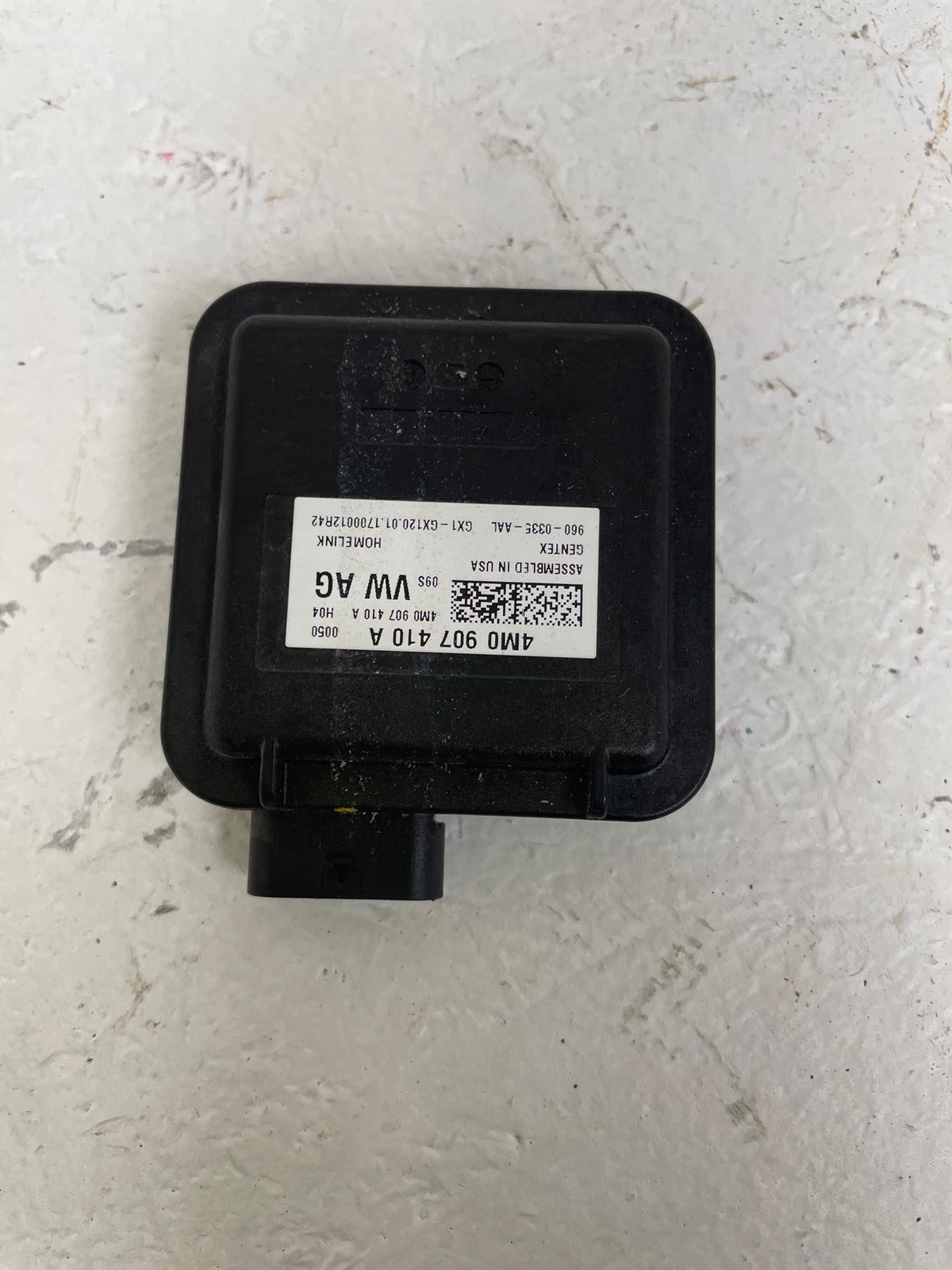 2016-2020 BENTLEY BENTAYGA GARAGE DOOR OPENER CONTROL MODULE UNIT 4M0907410A