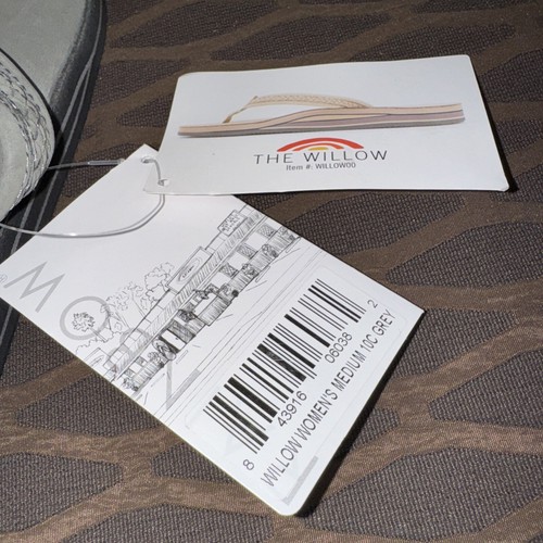 NEW Rainbow Willow Premier Leather - Grey M medium size (6.5-7.5) - Picture 3 of 5