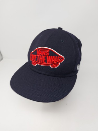 VANS Off The Wall X New Era 59Fifty Fitted Hat Size 7 1/8 100% Wool Cap - Picture 3 of 10