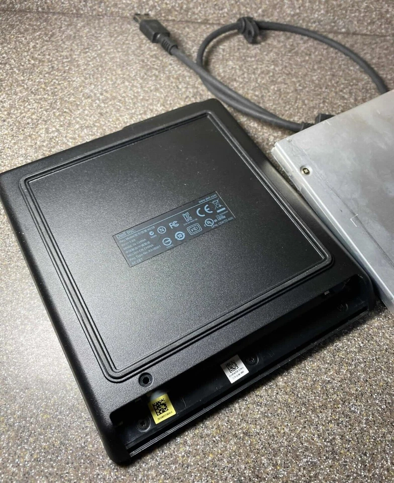 Genuine Dell K01B External or Internal Laptop DVDRW Drive K01B01 with Data Cable - Image 3 of 4