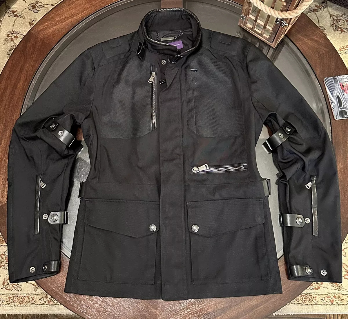 Ralph Lauren Purple Label Size Medium Moto Water Resistant Jacket