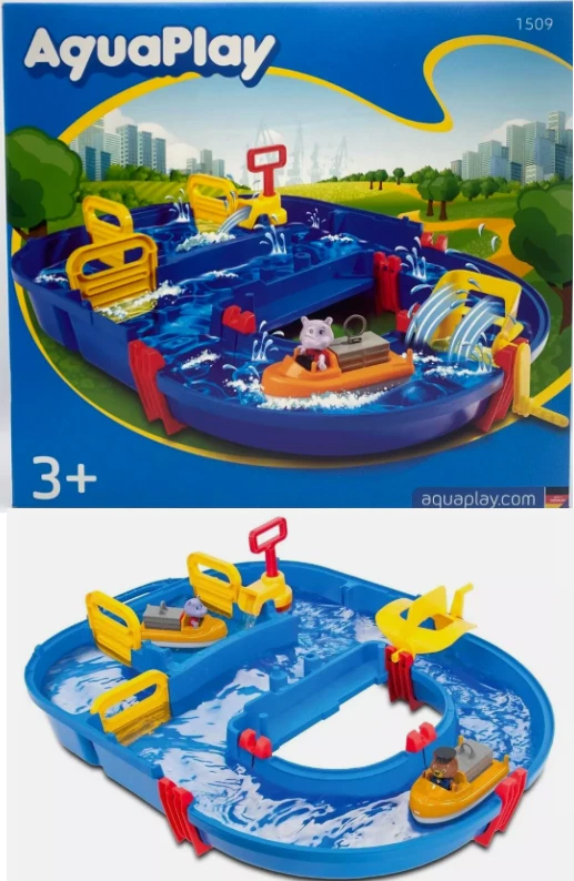 AQUA PLAY AquaPlay LockBox 1509 Wasserbahn Spielbahn Wasserspielzeug Starterset OVP beschä