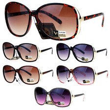 VG Eyewear Womens Elegant Chic Large Round Butterfly Designer Sunglasses