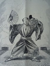 1941 Original Print WW2 JAPAN - A QUESTION OF FACE