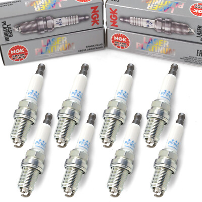 8x NGK Zündkerzen 5547 PFR6W-TG Laser Platinum für AUDI A5 A6 A8 Q7 VW Touareg