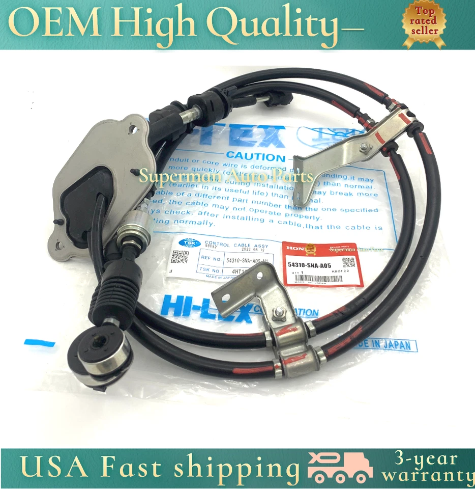 Nuevos cables de cambio MT 54310-SNA-A05 para Honda Civic 2006-2011 1,8 Foto 3 de 4