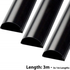 D-Line 20mm x 10mm Black Micro+ Trunking Connectors PVC Cable Management