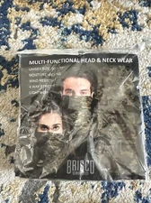 FACE MASK Brisco Brands Multi-Function Head & Neck Wear-Camo-NEW