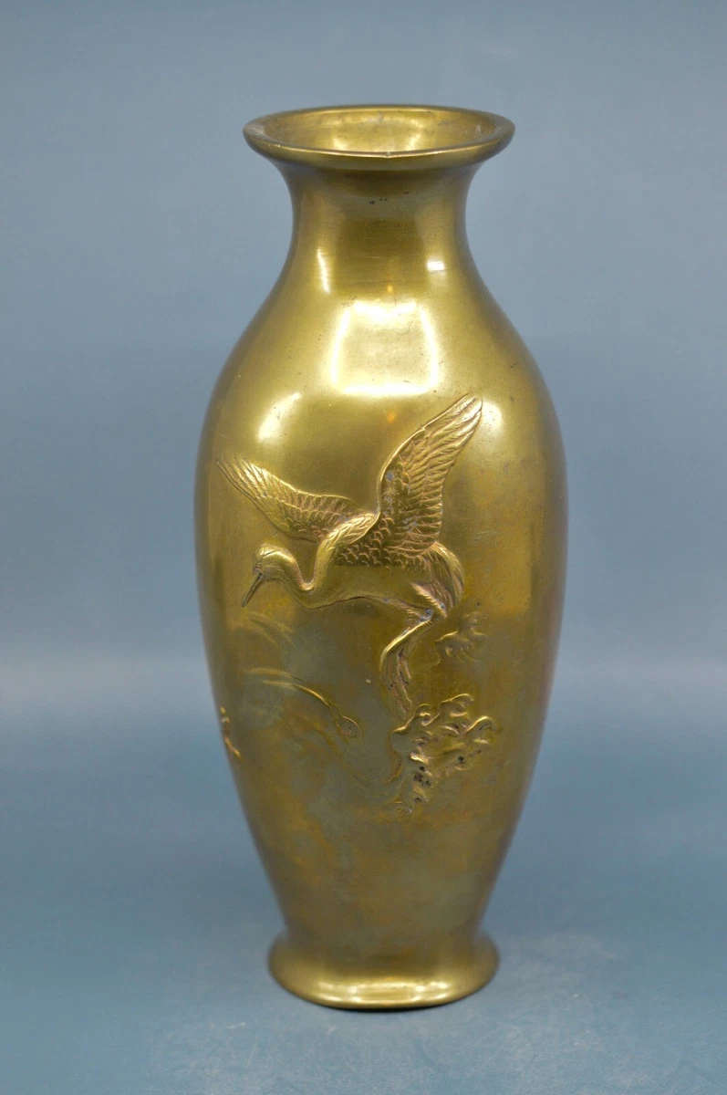 古董原始青铜1900-1940 年日本花瓶| eBay