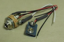 NEW  EMG BATTERY AND .25 INCH INPUT JACK FOR GUITAR  acoustic or electric