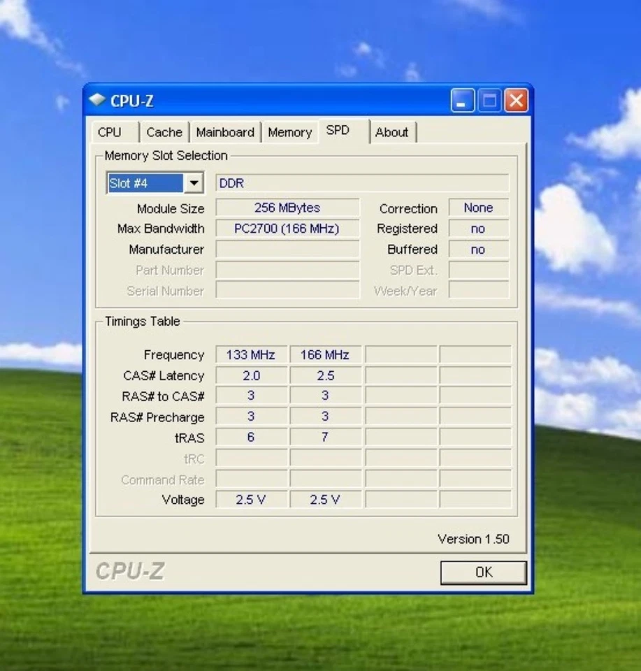 1GB 4x256MB DDR-333 PC-2700 GREENCOM MEMORY RAM KIT 2DL32644063216CGD3-4 DDR1 - Image 2 of 3