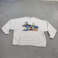 Mickey Unlimited Sweatshirt Mens XL VTG 90s Mickey and Friends Graphic USA
