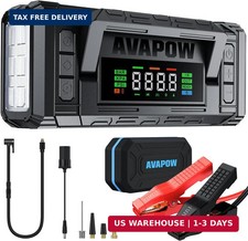 AVAPOW 10000A Jump Starter with Air Compressor, 150PSI Tire Inflator, 12V Portab