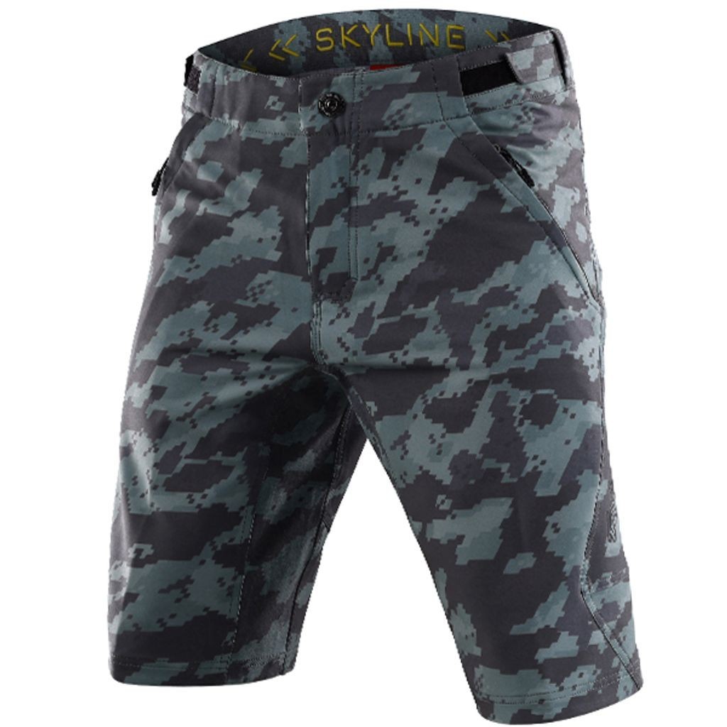 Troy Lee Designs MTB Shorts Skyline 32"" Waist Digi Camo Spruce Bicycle Cycle TLD