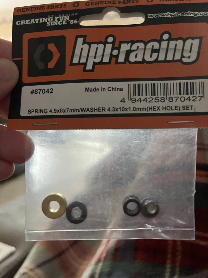 HPI Savage Slipper Clutch Spring and Washer HPI87042 87042 Spring 4.9x8c7mm - Image 2 of 2