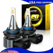Pair 9006 Hb4 3000k Yellow Led Headlight Super Bright Fog Driving Light Bulb Kit