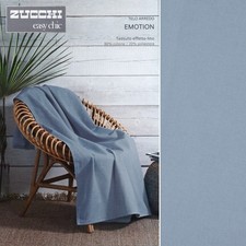 TELO ARREDO Una Piazza ZUCCHI Easy chic Art. EMOTION variante  B6 AZZURRO - tess