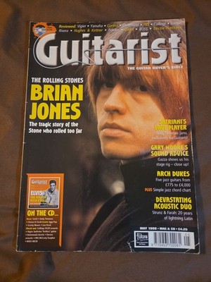 Guitarist Magazine May 98 Brian Jones Andy Timmons Elvis Strunz & Farah CD