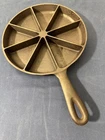 BSR 8 Wedge Corn Bread Skillet Pat Pending Cast Iron Vintage Restored