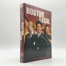 Boston Legal Complete Season One 1 DVD 5-Disc Box Set New Factory Sealed Shatner