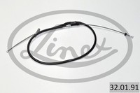 1X Linex 32.01.91 Seilzug Feststellbremse FüR Opel