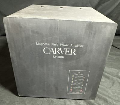 Carver M-400t Cube Magnetic Field Power Amplifier Tested FREE SHIPPING