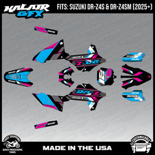 Kit Gráficos para Suzuki DR-Z4S DR-Z4SM DRZ4SM 2025 2026 Chapa-MAGENTA
