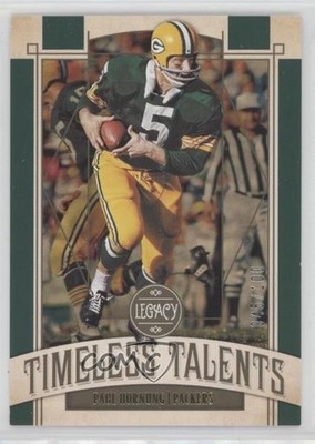 2019 Panini Legacy Timeless Talents Green 45/100 Paul Hornung #TT-PH HOF 0b0g