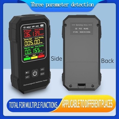 VT-ER1 Electromagnetic Radiation Tester for RF Strength Electric/Magnetic Field-