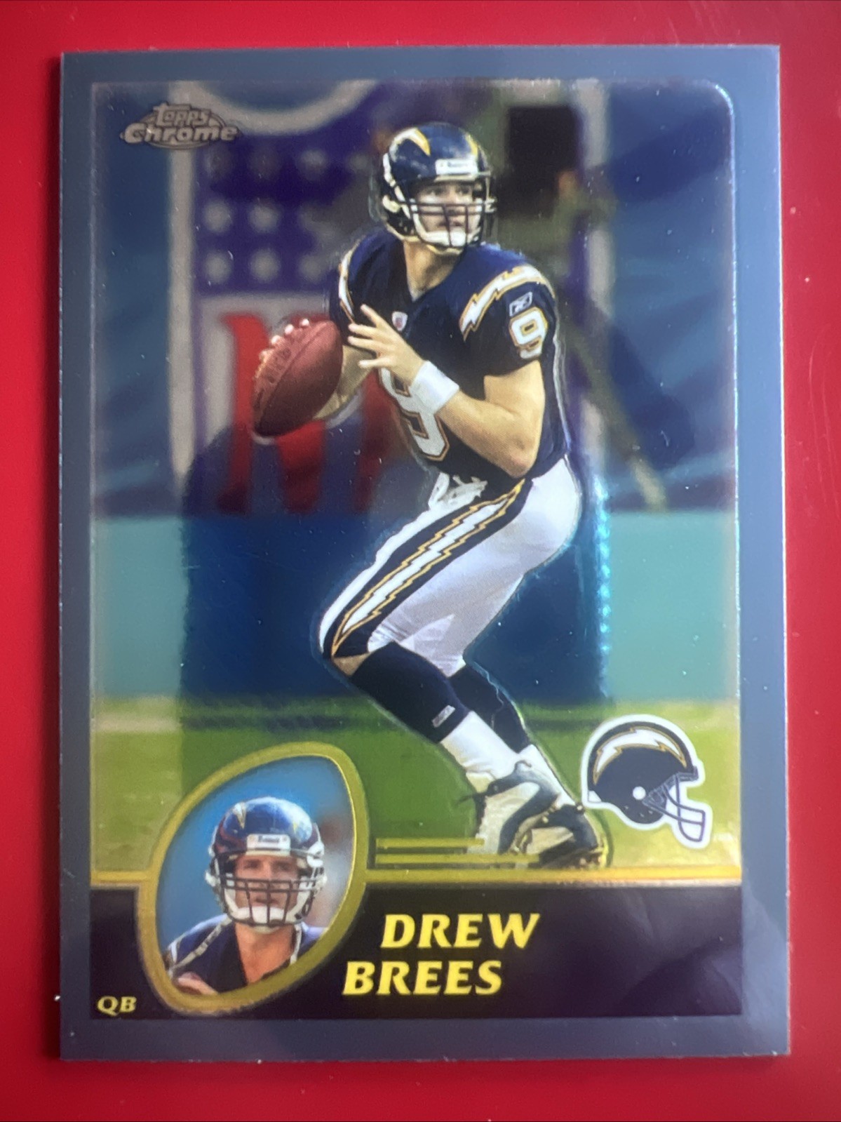 2003 Topps Chrome Football - DREW BREES #65 - San Diego Chargers